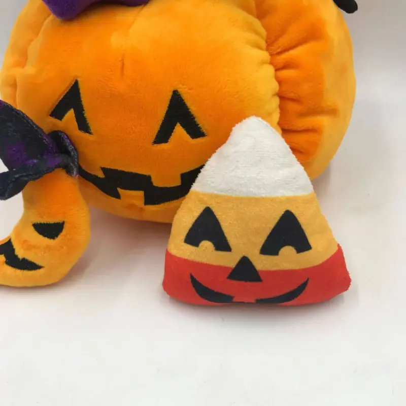 Halloween Hat Pumpkin Pillow Plush Toy tag1