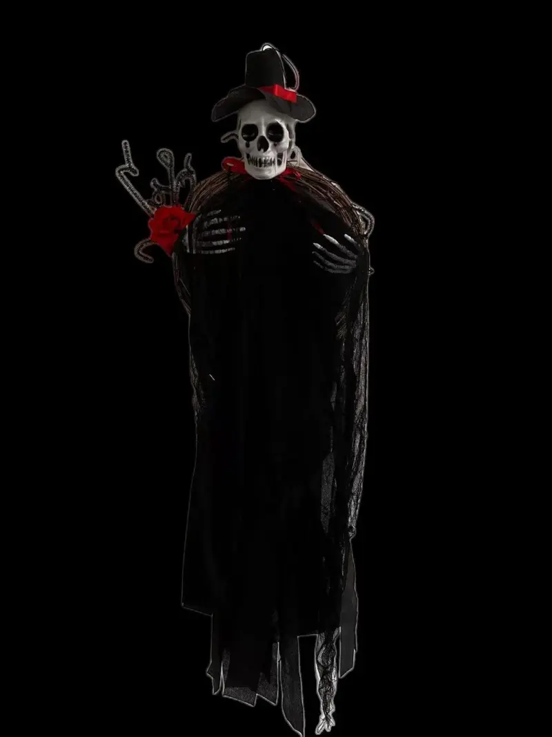Halloween Haunted House Skeleton Ghost tag1