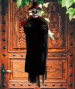 Halloween Haunted House Skeleton Ghost tag1