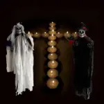 Halloween Haunted House Skeleton Ghost tag1