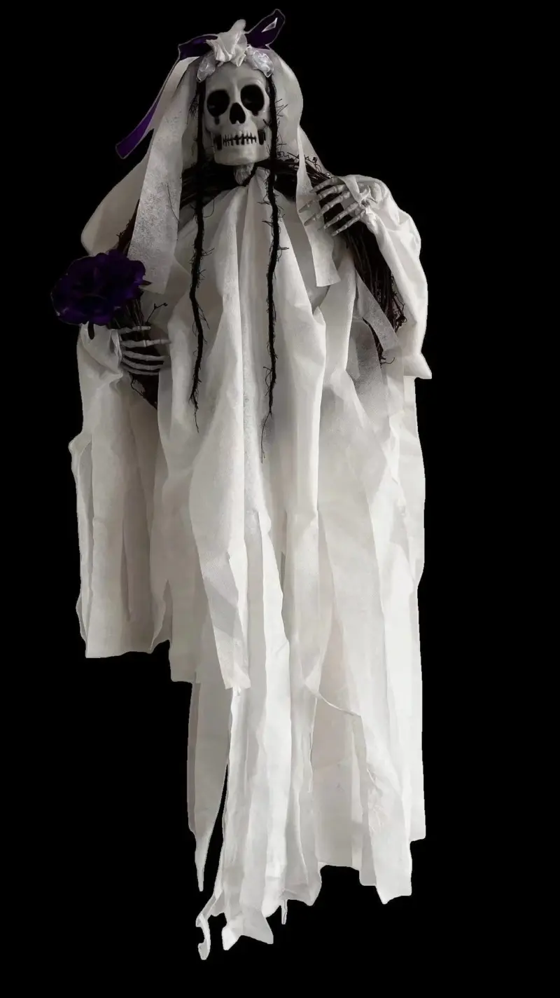 Halloween Haunted House Skeleton Ghost tag1