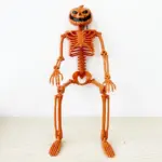 Halloween Haunted House Stage Decoration Props Skeleton tag1