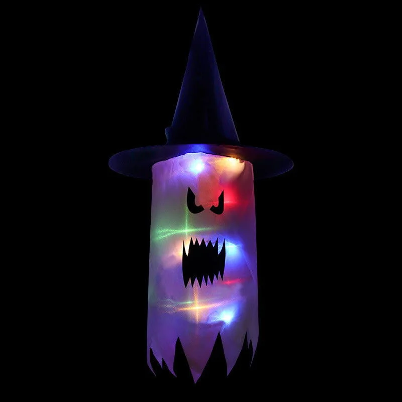 Halloween Holiday Decoration Lanterns Cloth Art Ghost Halloween String Lights -  - #tag1#