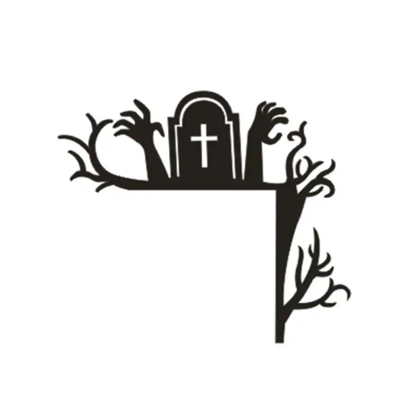 Halloween Home Wooden Door Frame Decorations tag1