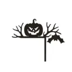 Halloween Home Wooden Door Frame Decorations tag1