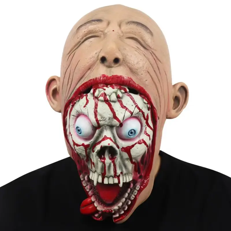 Halloween Horror Alien Demon Mask Big Mouth Zombie tag1