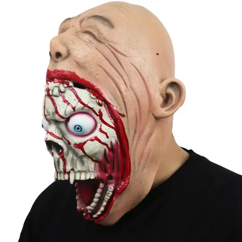 Halloween Horror Alien Demon Mask Big Mouth Zombie tag1