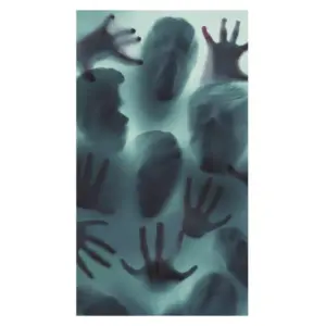 Halloween Horror Decoration Pv Ghost Bloody Hand Window Stickers