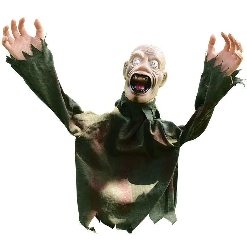 Halloween Horror Decorative Insert Large Swing Ghost -  - #tag1#