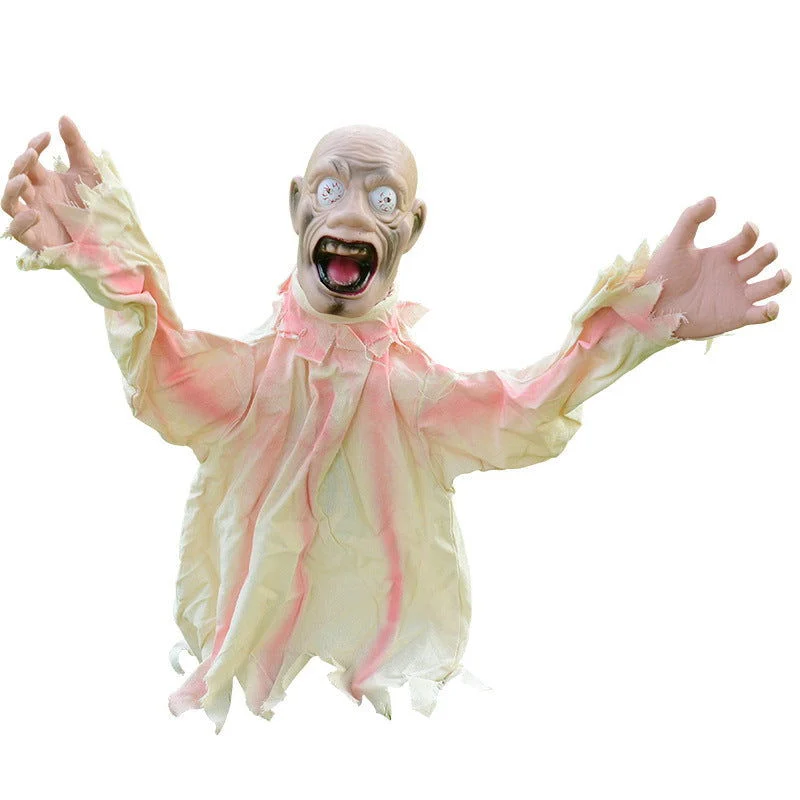 Halloween Horror Decorative Insert Large Swing Ghost -  - #tag1#