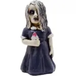 Halloween Horror Garden Gnome tag1