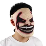 Halloween Horror Half Face Bleeding Mask Headgear tag1