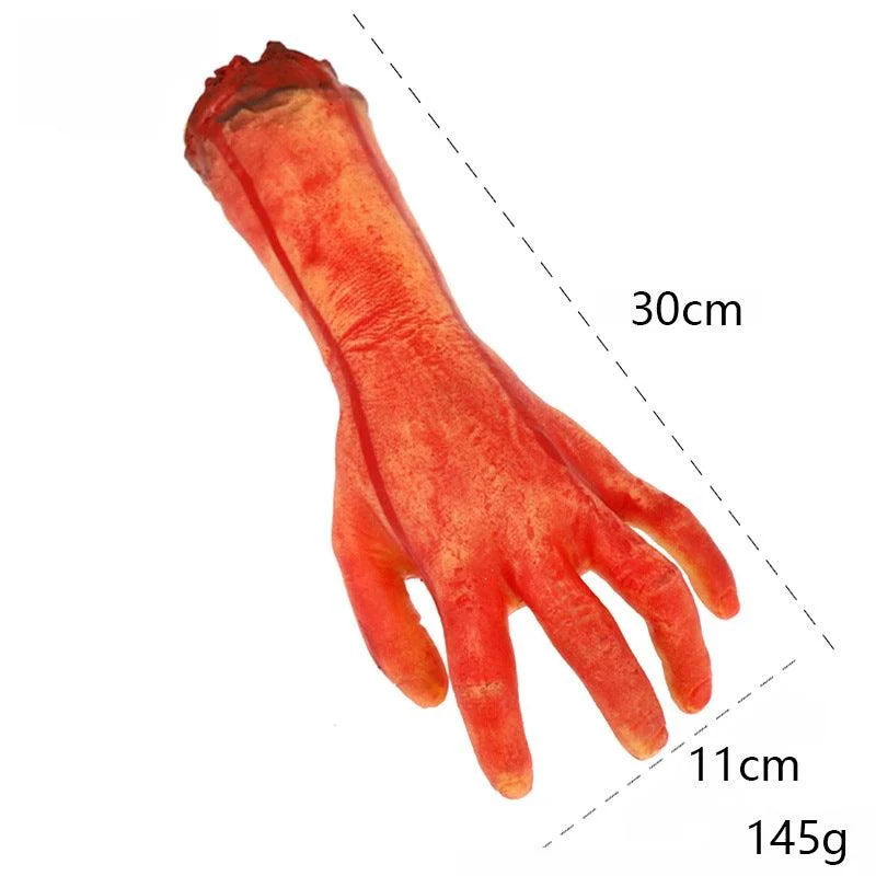 Halloween Horror Props Haunted House Chamber Broken Blood Hands And Feet Horror Bar Decoration Whole Toy Eye Beads Heart tag1