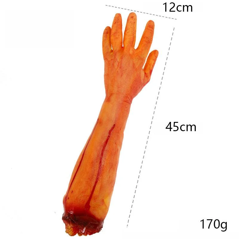 Halloween Horror Props Haunted House Chamber Broken Blood Hands And Feet Horror Bar Decoration Whole Toy Eye Beads Heart tag1