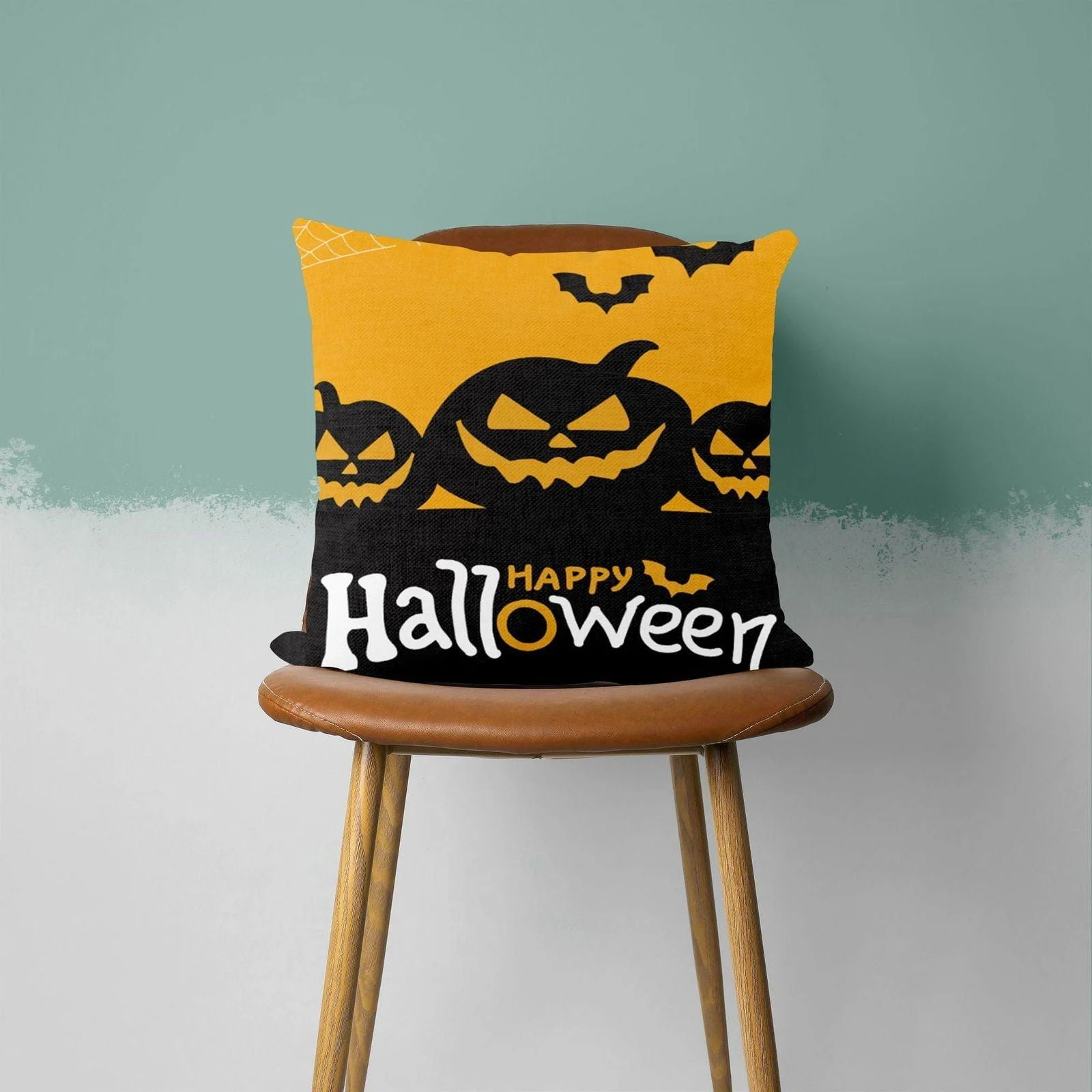 Halloween Horror Pumpkin Printed Pillowcase -  - #tag1#