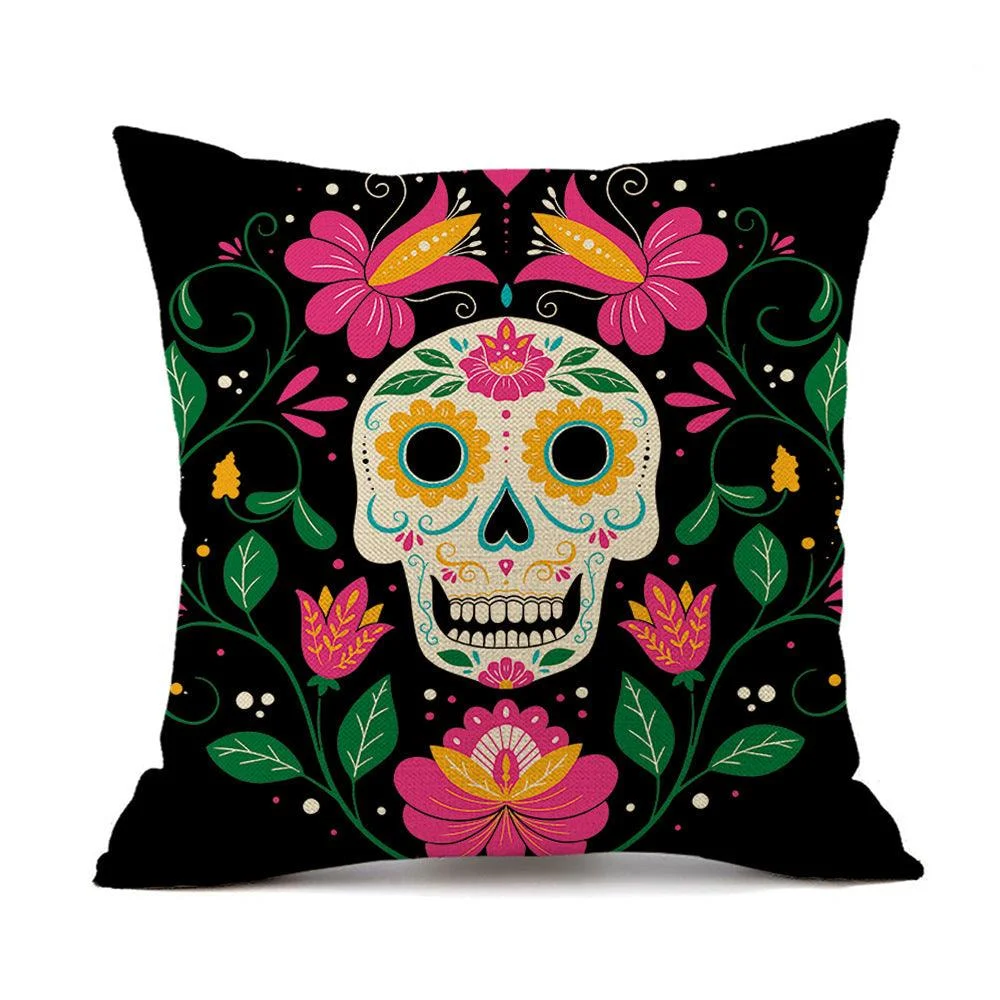 Halloween Horror Theme Party Decoration Printed Pillowcase - - #tag1#