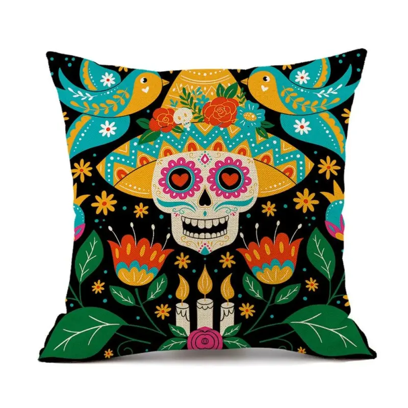 Halloween Horror Theme Party Decoration Printed Pillowcase tag1