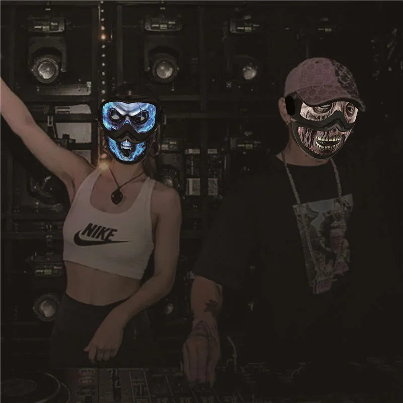 Halloween Hot Sale New Cool LED Glowing Mask - - #tag1#