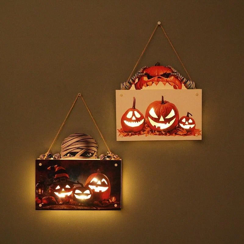 Halloween House Sign Ambient Night Light - - #tag1#
