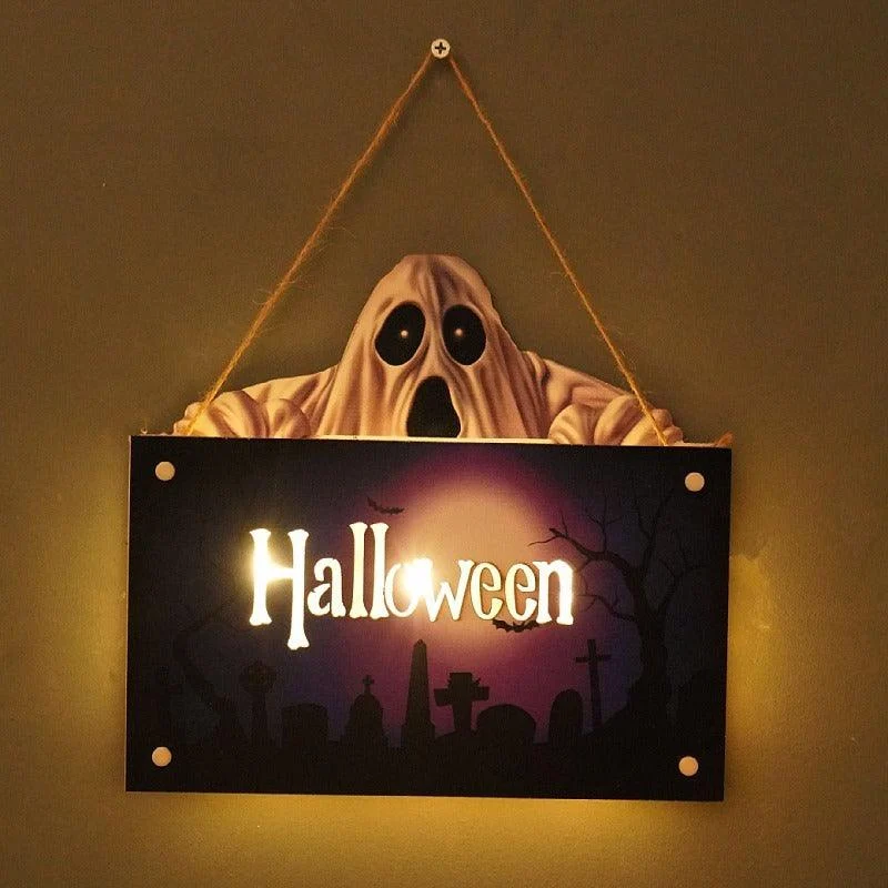 Halloween House Sign Ambient Night Light -  - #tag1#