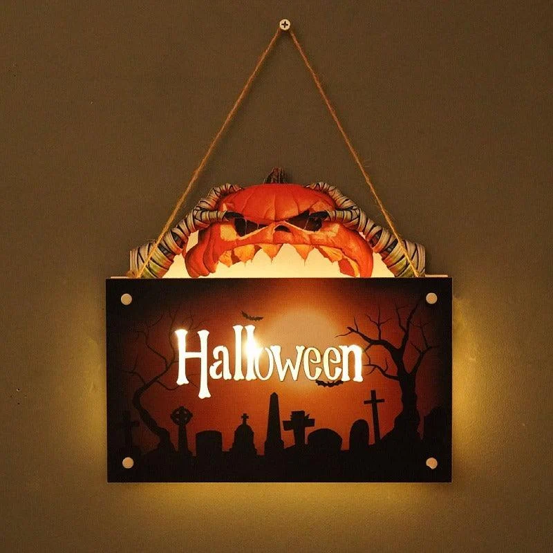 Halloween House Sign Ambient Night Light -  - #tag1#