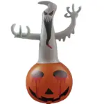 Halloween Inflatable Pumpkin Ghost Decorations Color Light tag1