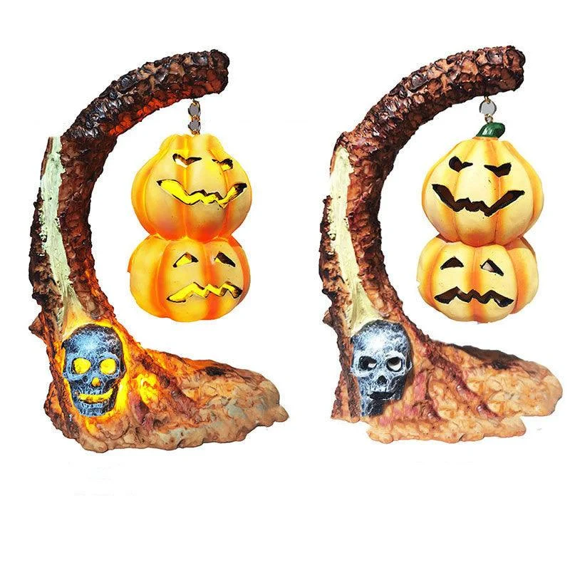 Halloween Jack-o-lantern Atmosphere Bat Resin Ornament -  - #tag1#