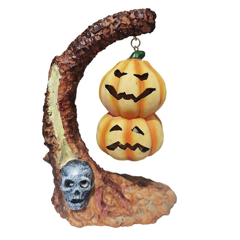 Halloween Jack-o-lantern Atmosphere Bat Resin Ornament -  - #tag1#