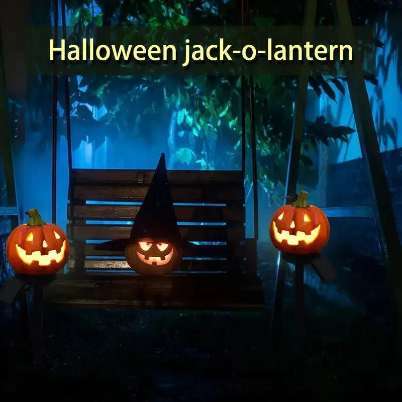 Halloween Jack-o '-lantern Solar Light -  - #tag1#