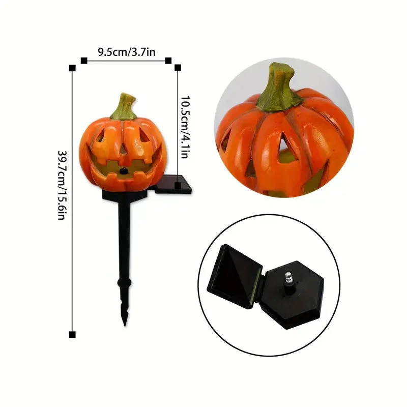 Halloween Jack-o '-lantern Solar Light -  - #tag1#