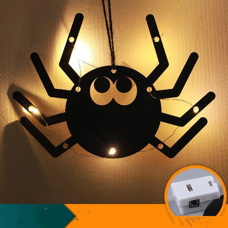 Halloween LED Decorative Lights Luminescent Spider Listing -  - #tag1#