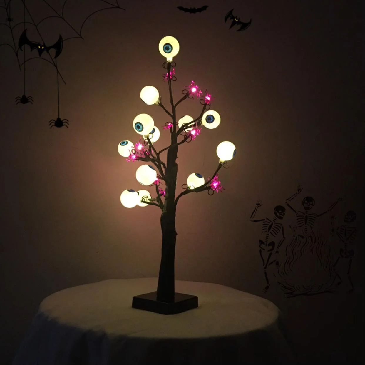 Halloween LED Ghost Eyeball Tree -  - #tag1#