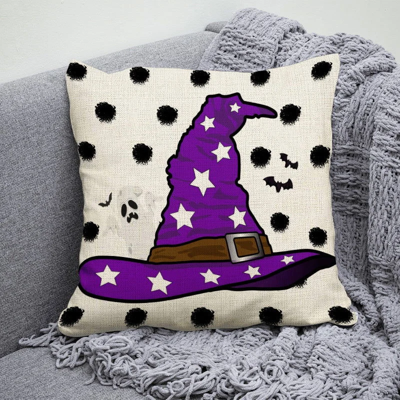 Halloween Linen Printed Pillowcase Household -  - #tag1#