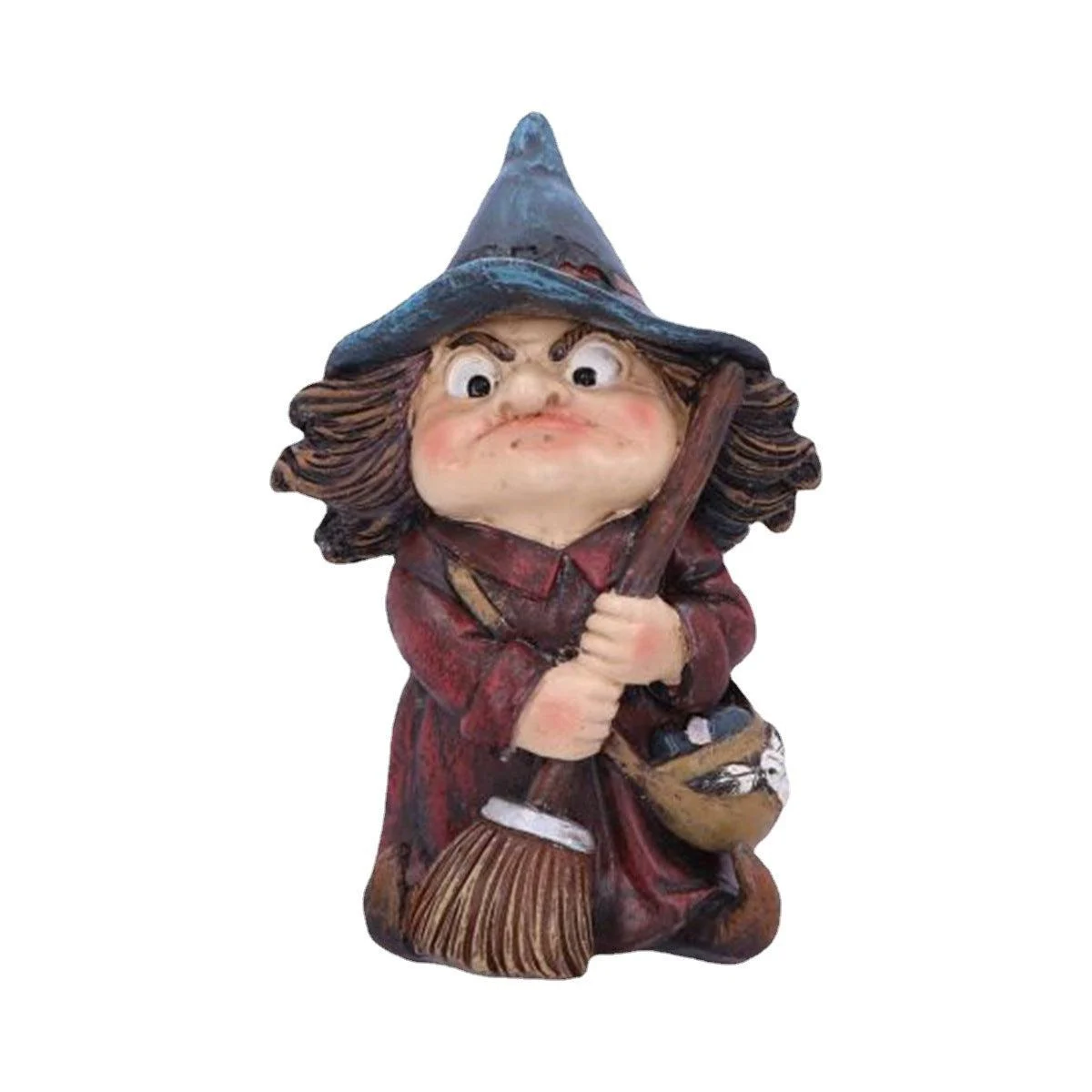 Halloween Magic Witch Sculpture Resin Crafts Small Ornaments -  - #tag1#