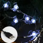 Halloween Modeling Lighting Chain Bat Spider Decorative Colored String Lights tag1