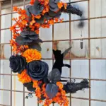 Halloween Moon Cat Garland Ornaments tag1