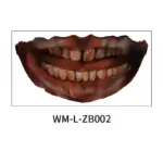 Halloween Mouth Tattoo Stickers Party Horror tag1