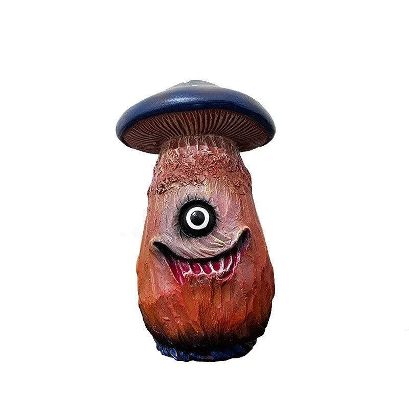 Halloween Mushroom Sculpture Resin Craft Ornament -  - #tag1#