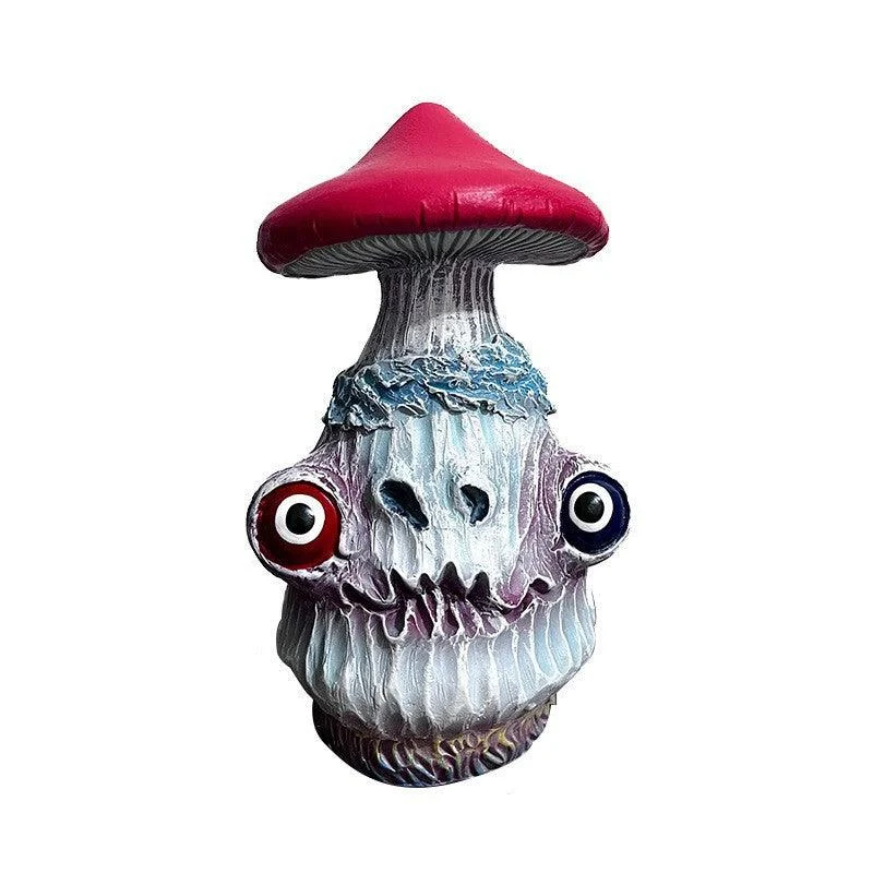 Halloween Mushroom Sculpture Resin Craft Ornament -  - #tag1#