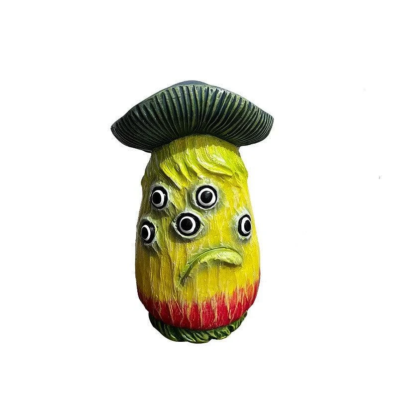 Halloween Mushroom Sculpture Resin Craft Ornament -  - #tag1#