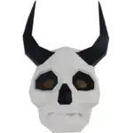 Halloween New Version Of The Devil Skull Creative DIY Mask Paper tag1