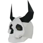 Halloween New Version Of The Devil Skull Creative DIY Mask Paper tag1