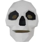 Halloween New Version Of The Devil Skull Creative DIY Mask Paper tag1