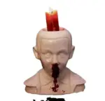 Halloween Nosebleed Candle Ornament Decoration tag1