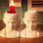 Halloween Nosebleed Candle Ornament Decoration tag1