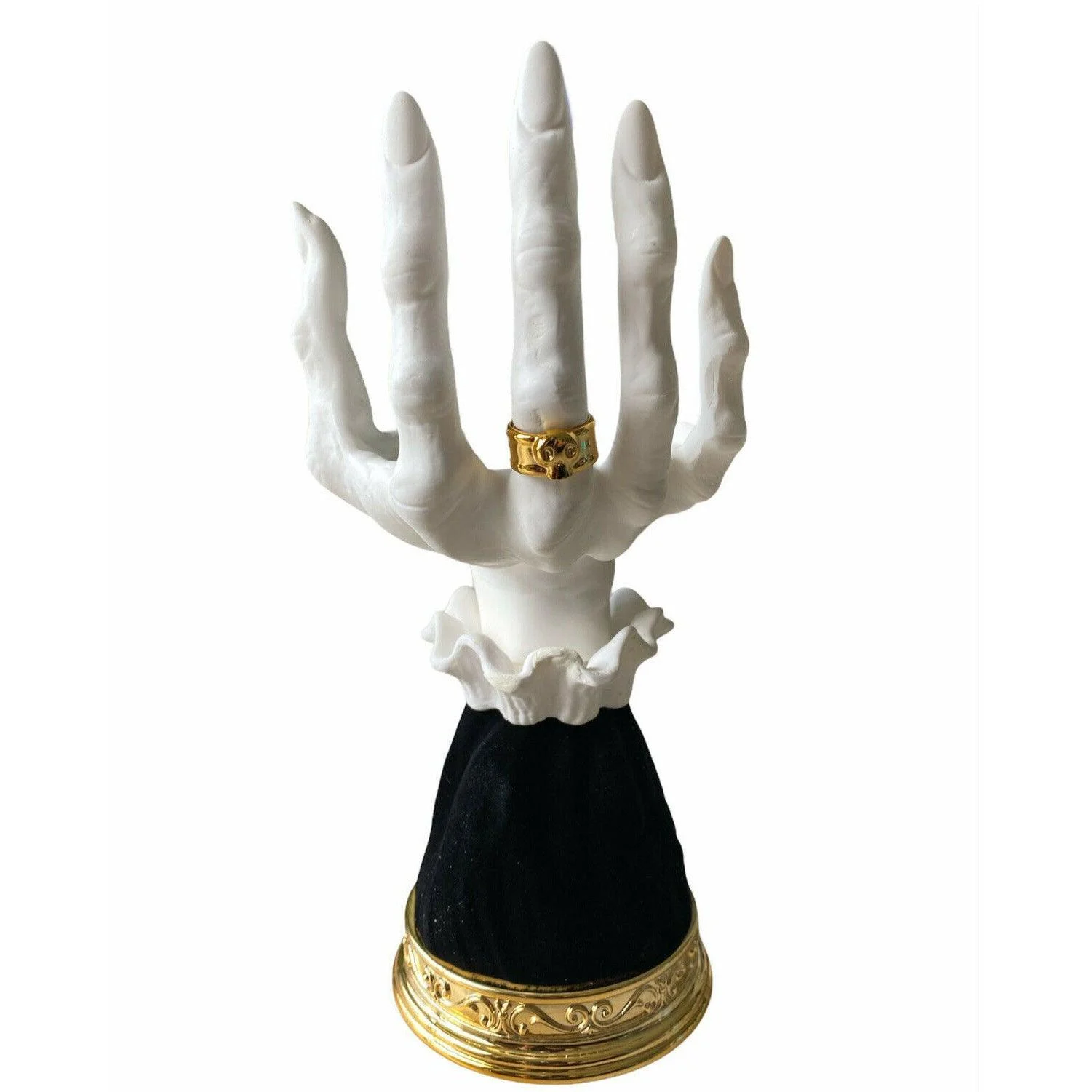 Halloween Palm Tray Candle Holder Halloween Witch Palm Candle Holder Decoration Home Decor -  - #tag1#
