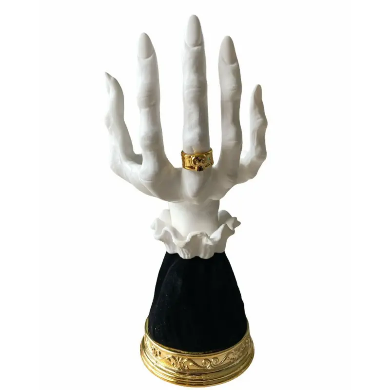 Halloween Palm Tray Candle Holder Halloween Witch Palm Candle Holder Decoration Home Decor tag1