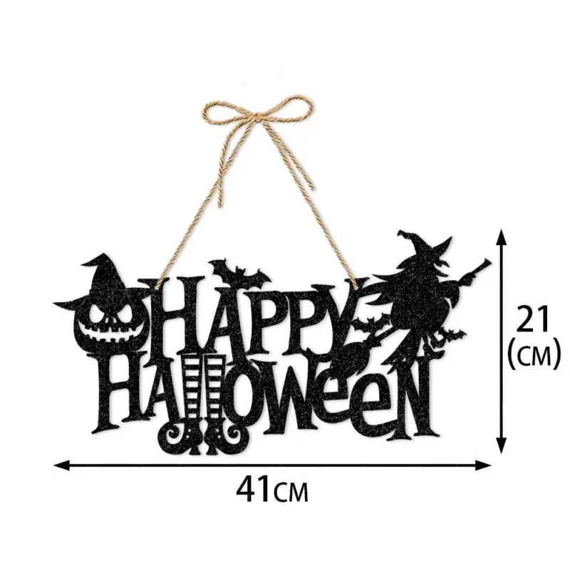 Halloween Party Decoration Pumpkin Bat Door Hanging tag1
