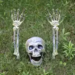 Halloween Party Decoration Skull Hand Bones tag1