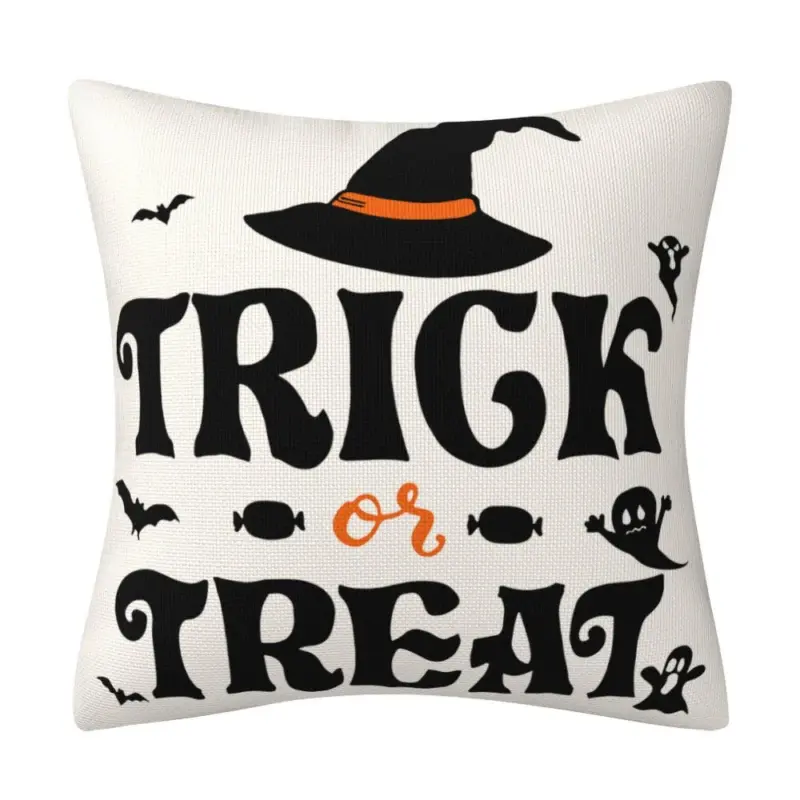 Halloween Pillow Cover Home Decoration Linen Cushion tag1
